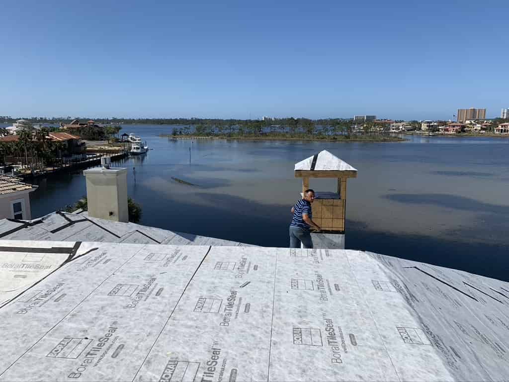 Chimney with great view of the water Madison Florida AFT(Advanced Fireplace Technician)